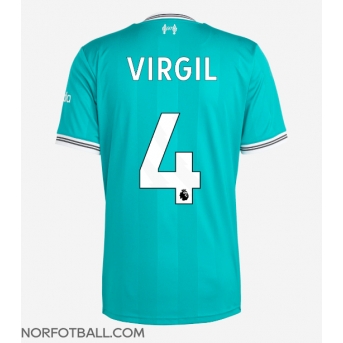 Billige Fotballdrakt Liverpool Virgil van Dijk #4 Replika Tredjedrakt 2025-26 Kortermet